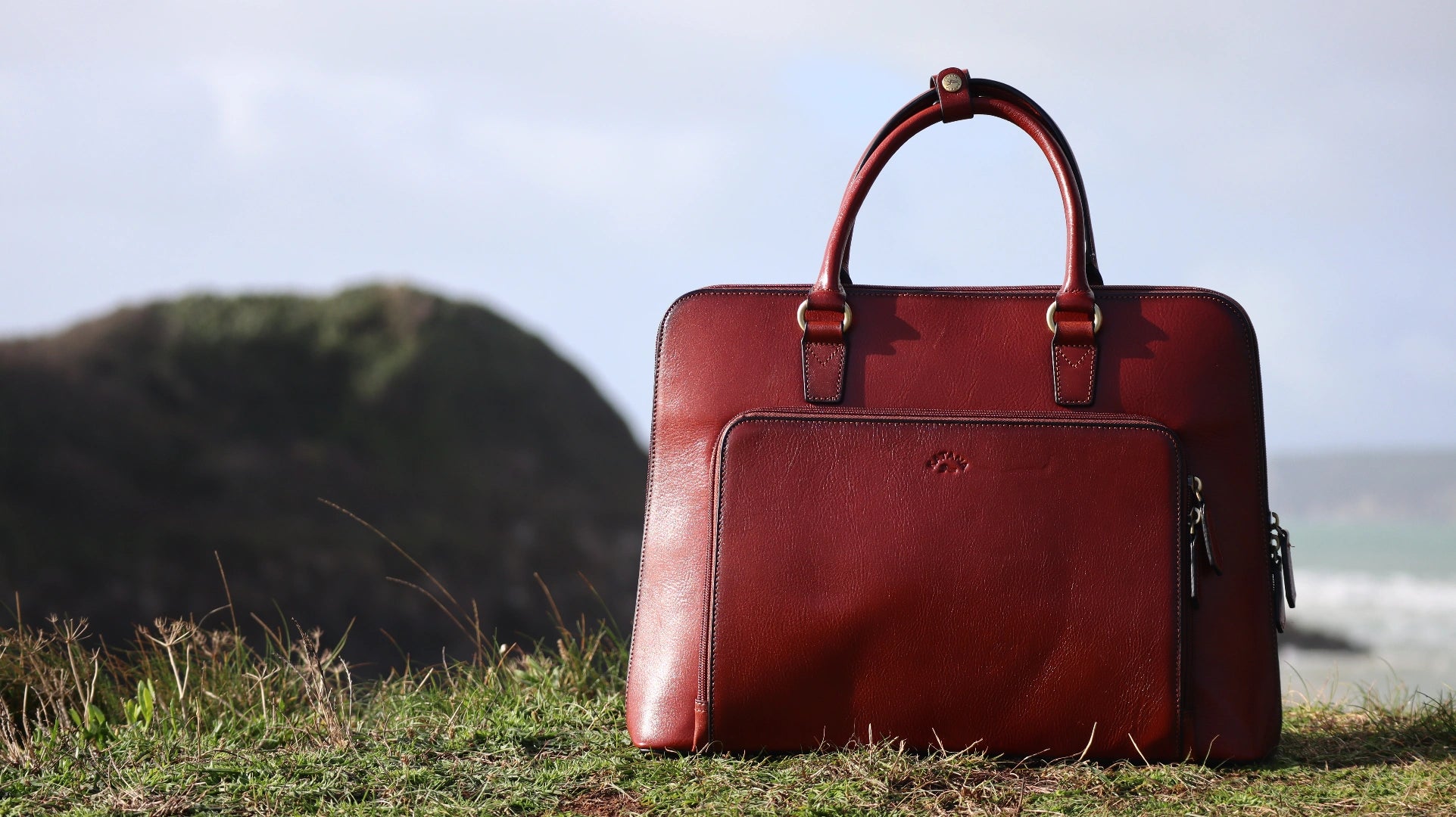 Sac A4 en cuir pour femme Katana Firenze 1- vue en situation 