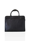 cartable en cuir noir pour ordinateur 31044 katana - vue de face 