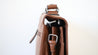 porte documents cuir marron katana 69327 - vue de détail compartiments