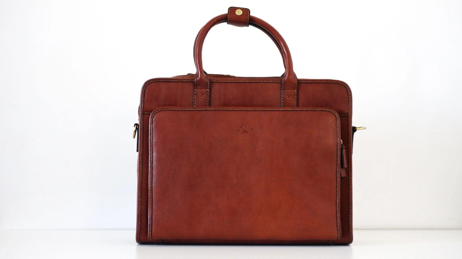 Cartable en cuir Pc pour homme Katana 31044 - vue de face 